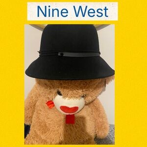 Nine West Black Suede Hat- Worn Once